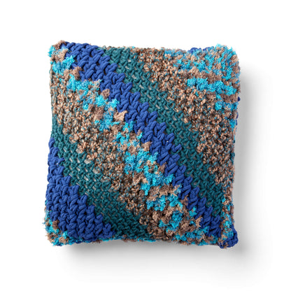 Bernat Corner To Corner Crochet Pillow Crochet Pillow made in Bernat Home Bundle yarn