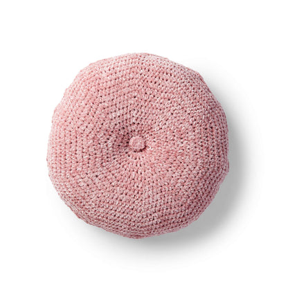 Bernat Tufted Crochet Pillow Quiet Pink