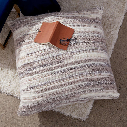 Bernat Textured Crochet Floor Pillow Single Size