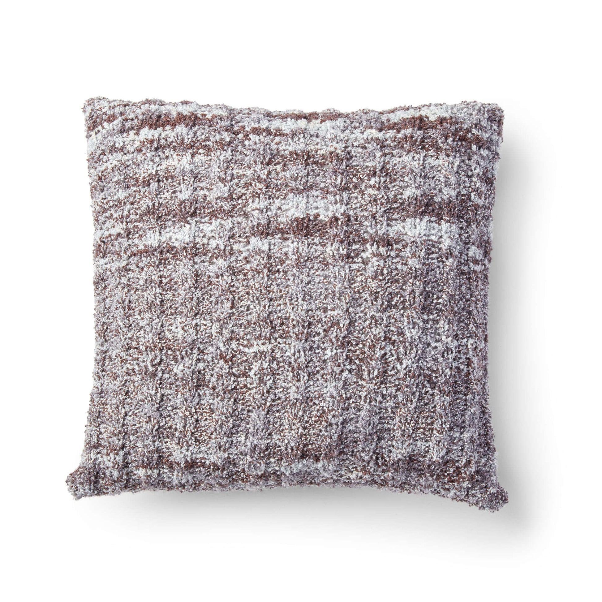 Free Bernat Simple Twist Knit Pillow Pattern