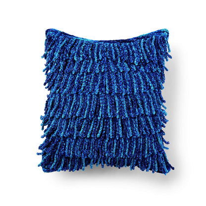 Bernat Waterfall Fringe Crochet Cushion Single Size