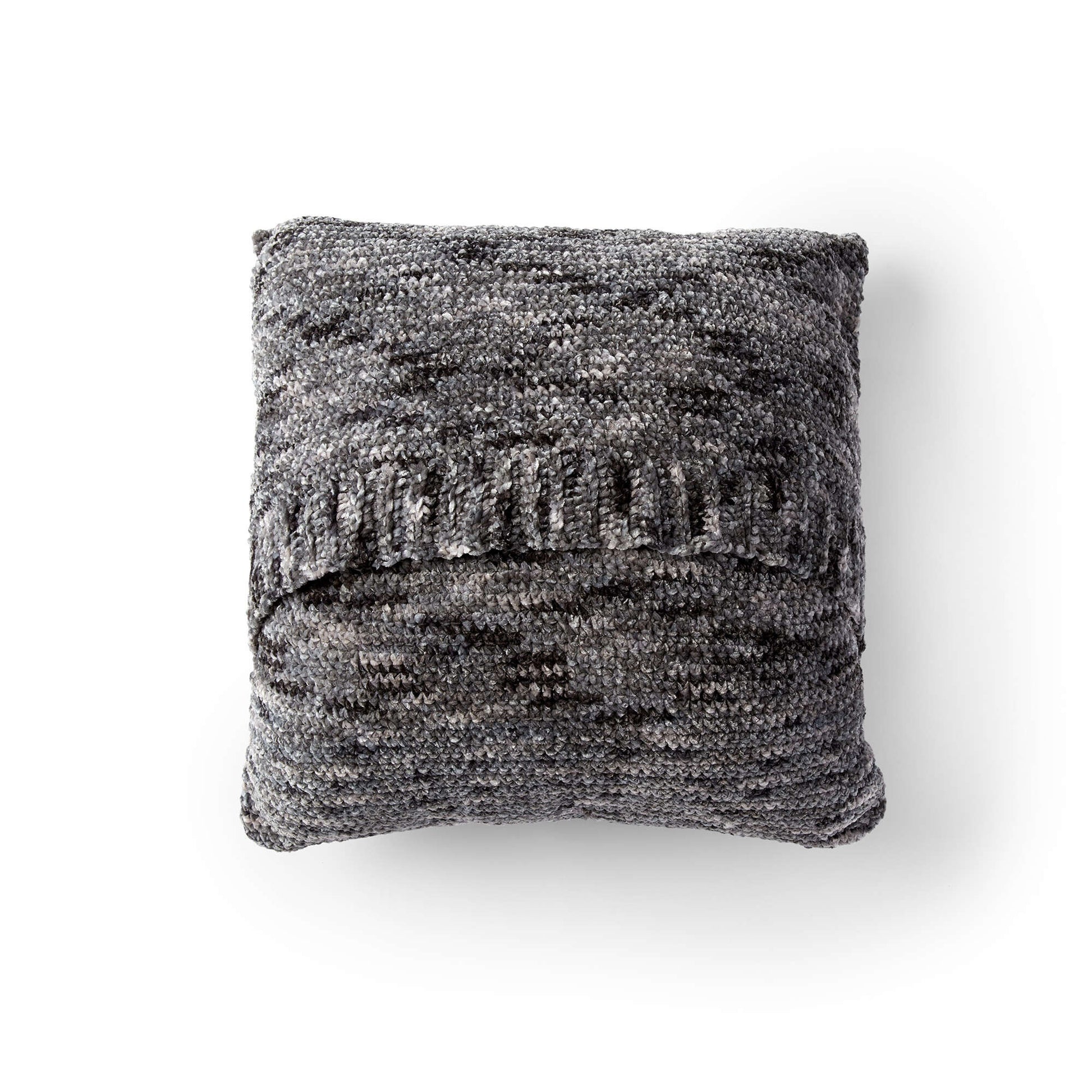 Free Bernat Loopy Center Crochet Pillow Pattern
