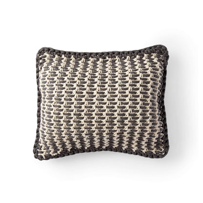 Bernat Woven Look Crochet Pillow Single Size