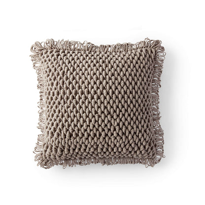 Bernat Bullion Loop Crochet Pillow Single Size