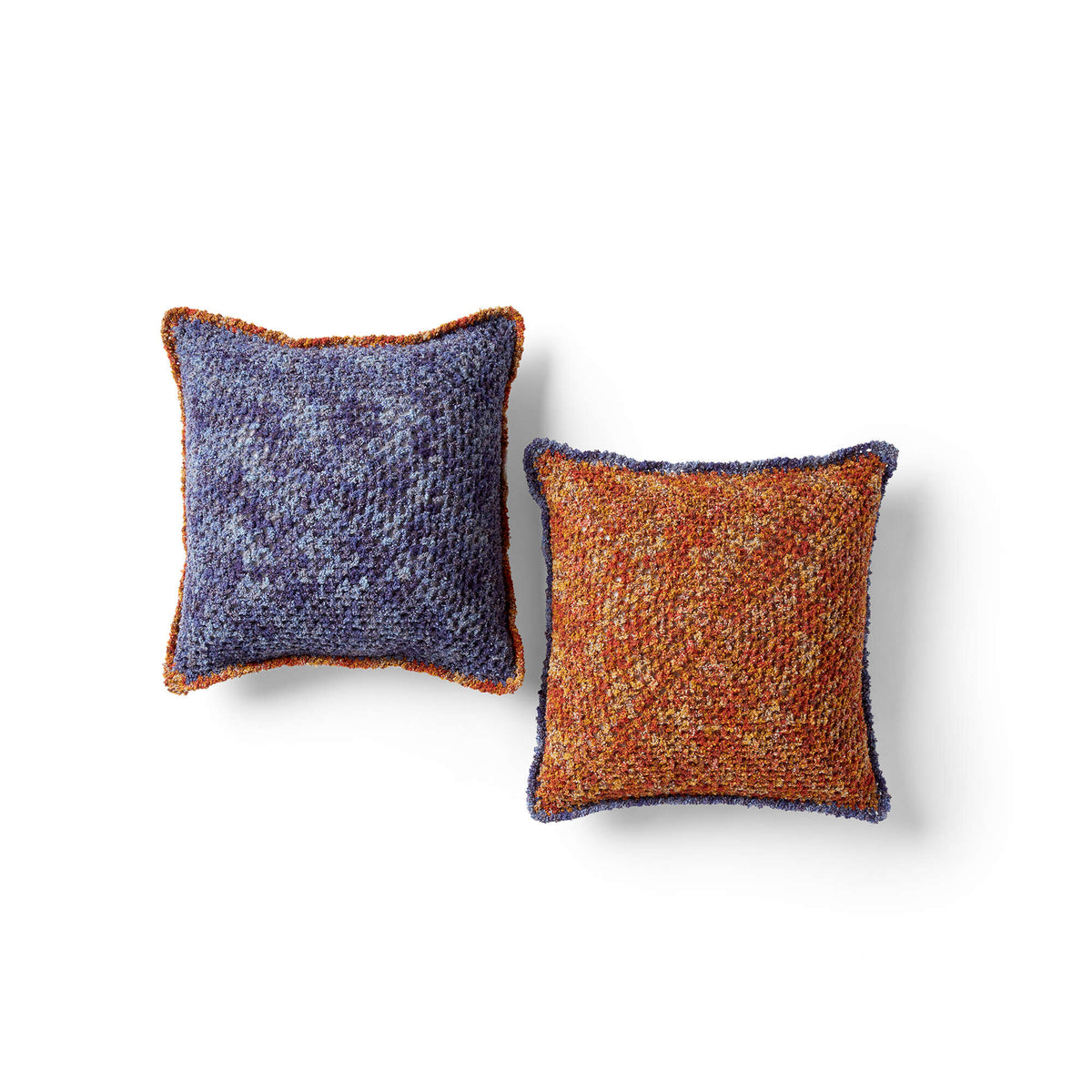 Crochet Pillow made in Bernat Tweedie yarn