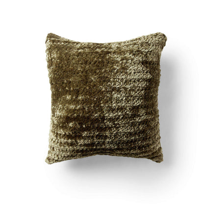 Bernat Corded Rib Crochet Pillow Crochet Pillow made in Bernat Velvet Plus yarn