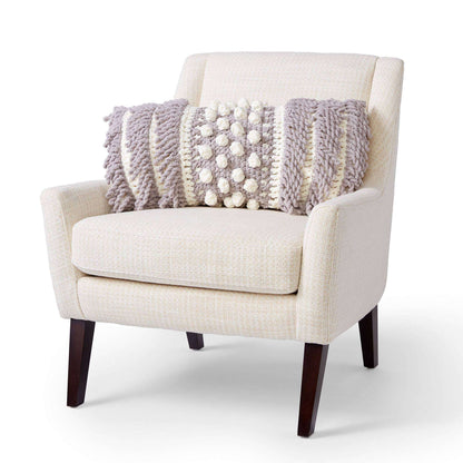 Bernat Fringed Crochet Pillow Crochet Pillow made in Bernat Blanket yarn