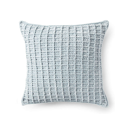 Bernat Velvet Waffle Crochet Pillow Single Size