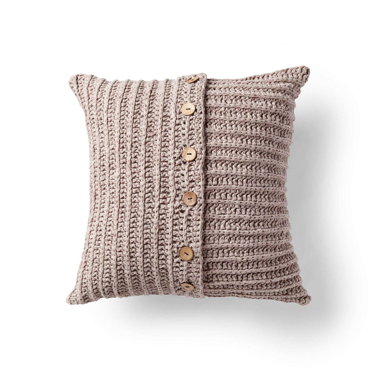 Crochet Pillow made in Bernat Suede-ish yarn