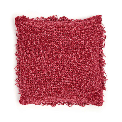 Bernat A Little Bit Loopy Crochet Pillow Crochet Pillow made in Bernat Softee Chunky Twist yarn