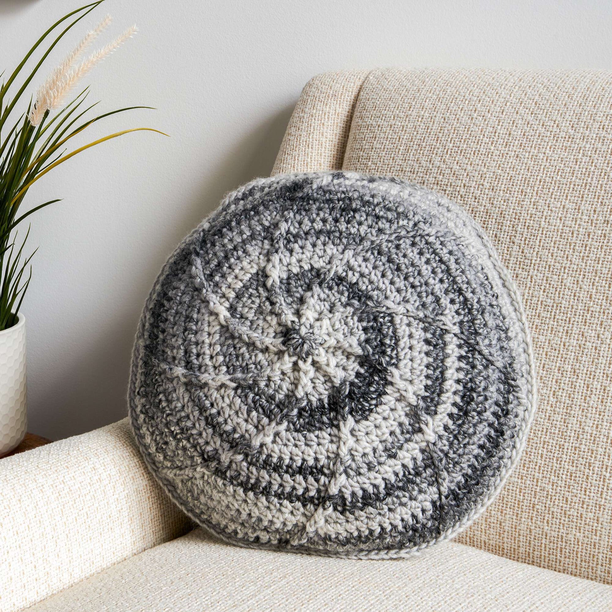 Free Bernat Bespoke Crochet Pillow Pattern