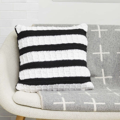 Stitch Club Chunky Waffle Crochet Pillow + Tutorial Single Size