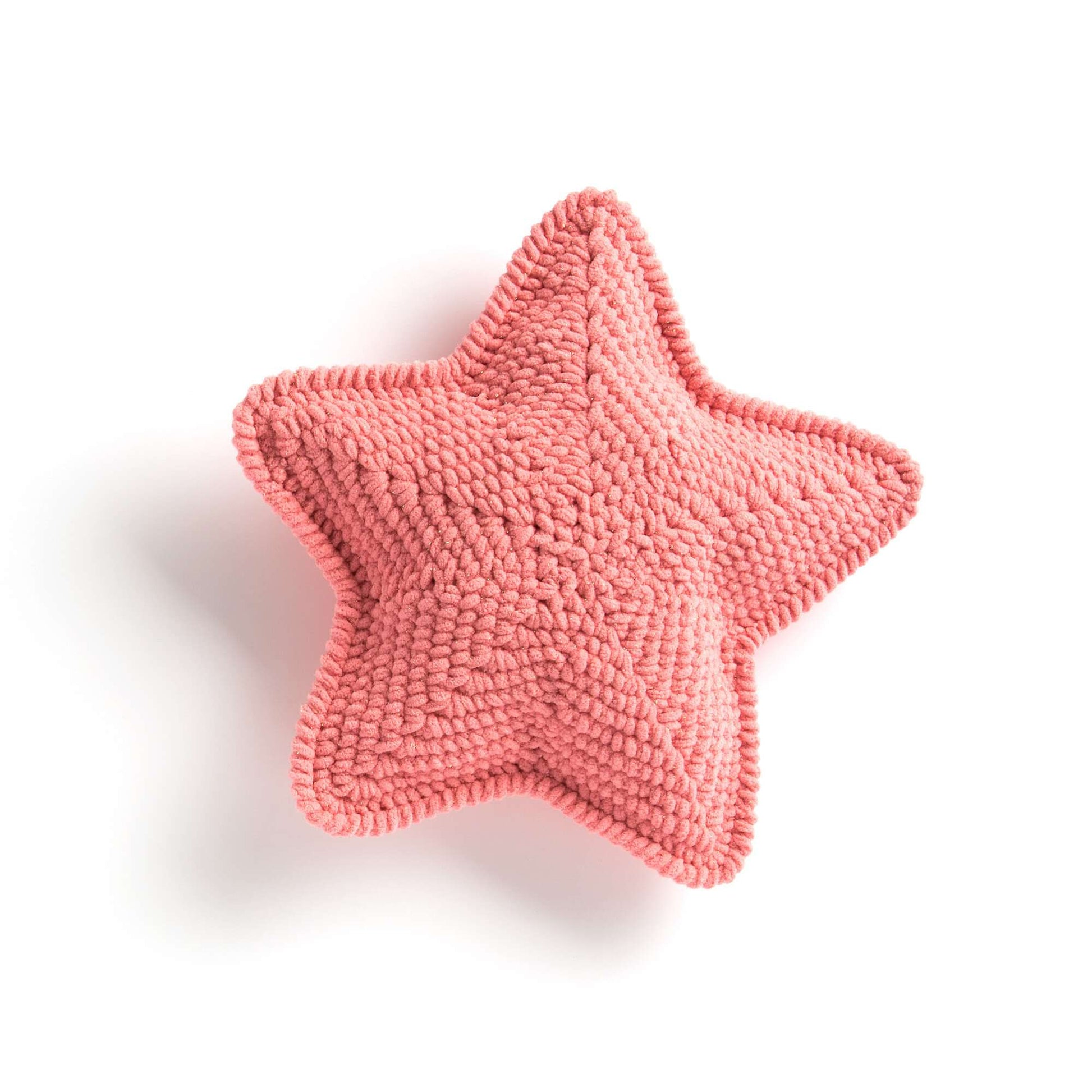 Free Bernat Crochet Lucky Star Pillow Pattern