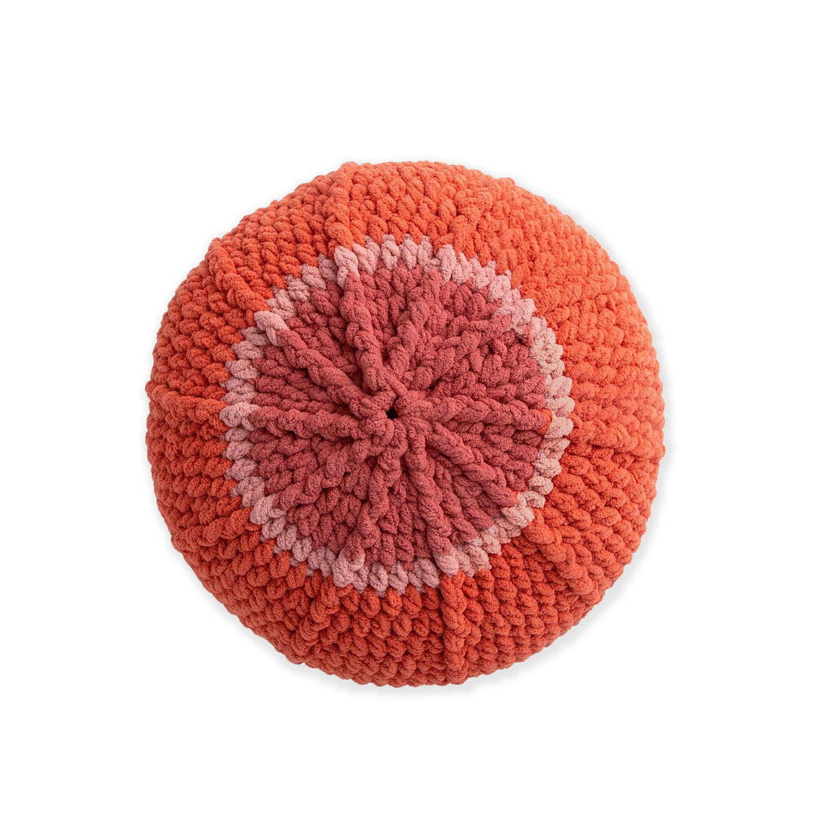 Crochet Pillow made in Bernat Blanket O'Go yarn