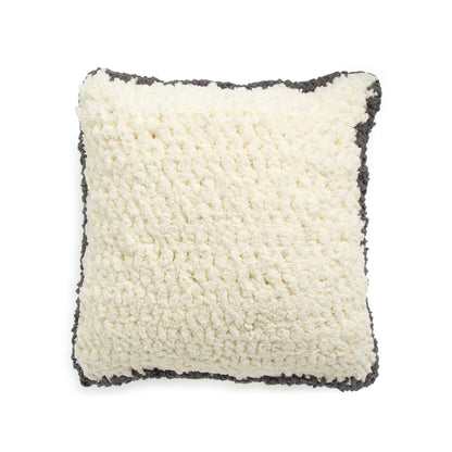 Bernat Crochet Alpaca Pillow Crochet Pillow made in Bernat Sheepy yarn
