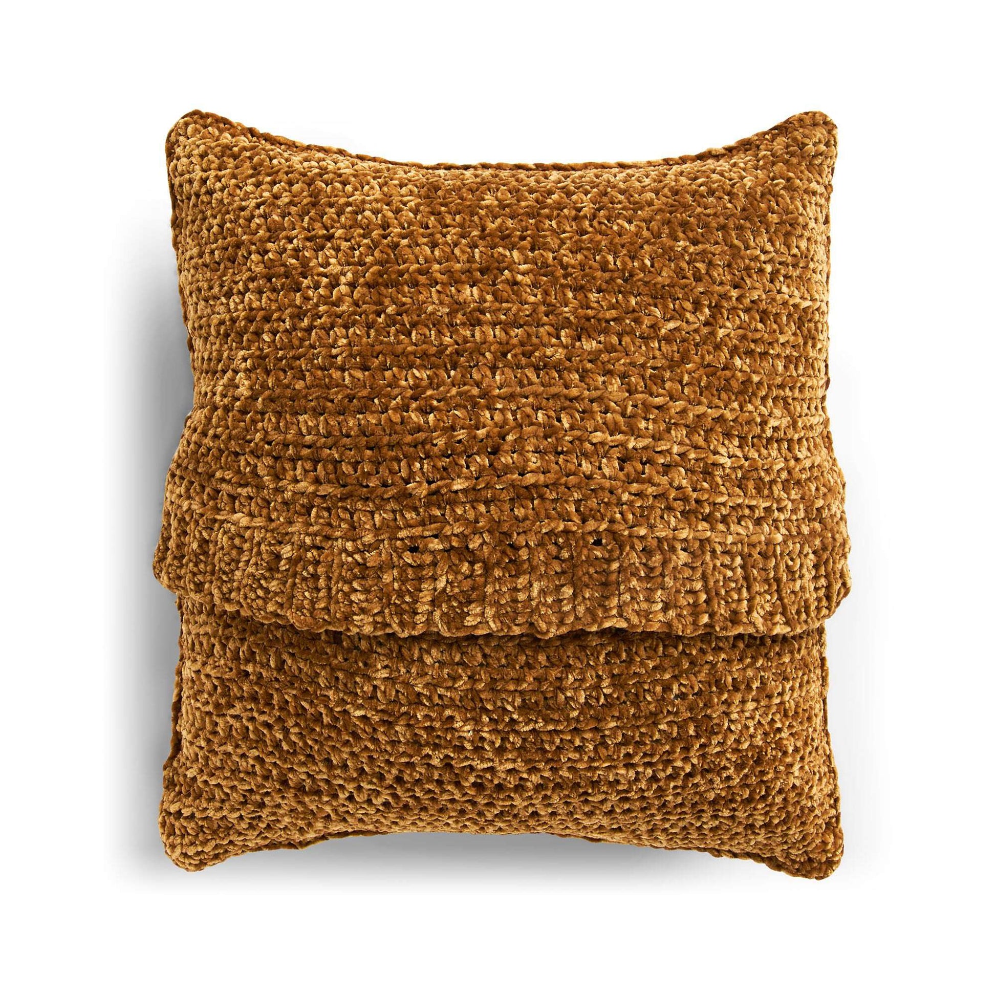 Free Bernat Oh The Drama Crochet Pillow Pattern