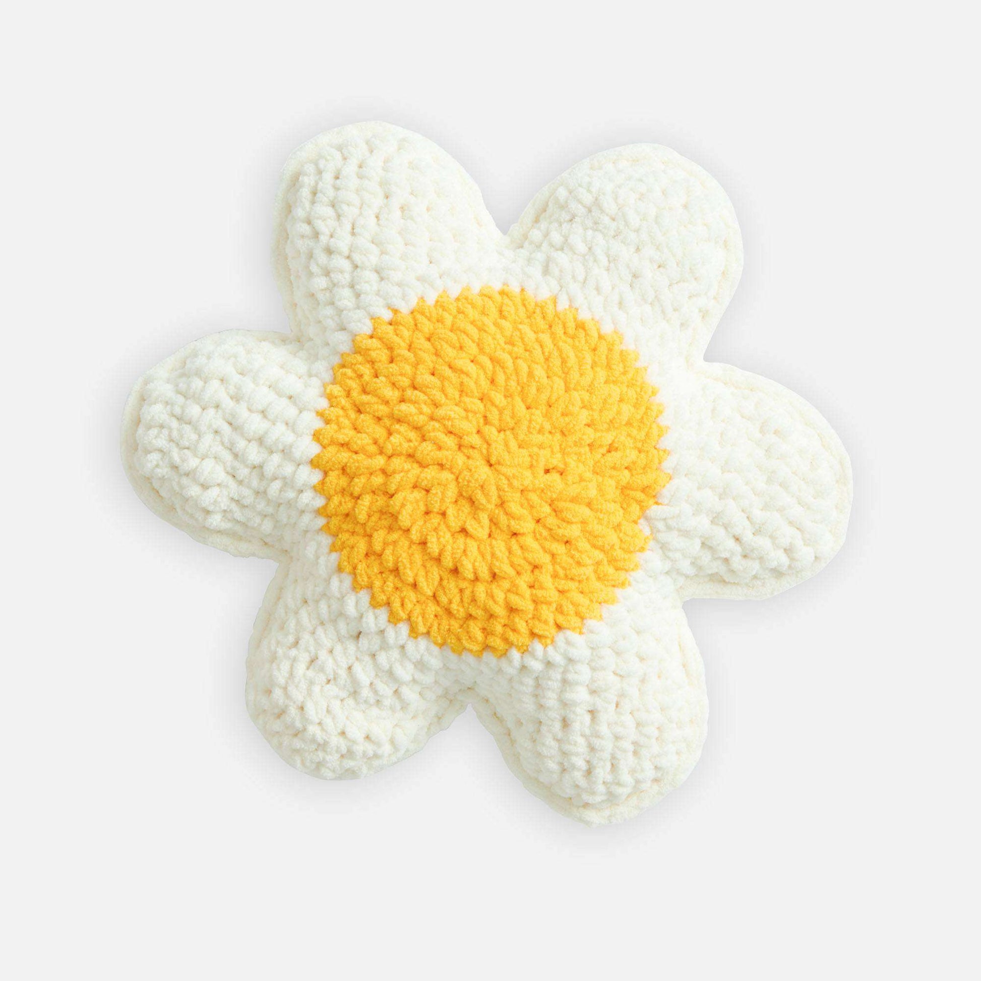 Free Bernat Crochet Flower Pillows Pattern