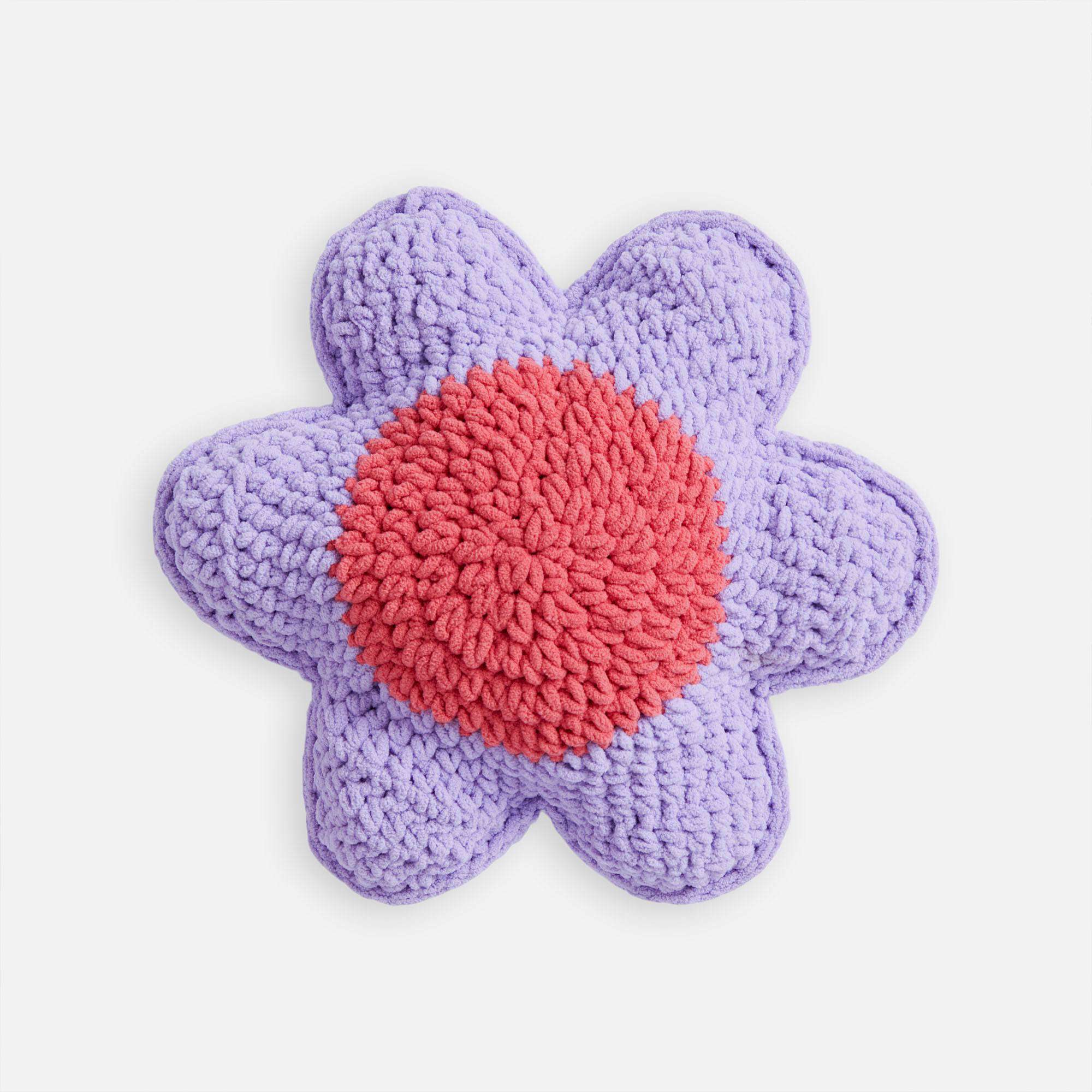 Free Easy Bernat Flower Pillows Crochet Pattern Yarnspirations Free easy bernat flower pillows crochet pattern yarnspirations