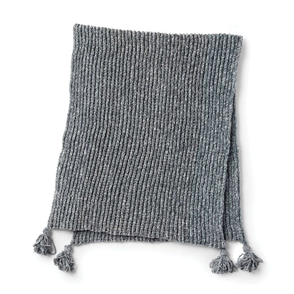 Bernat Rich Ridges Crochet Throw Crochet Blanket made in Bernat Velvet yarn