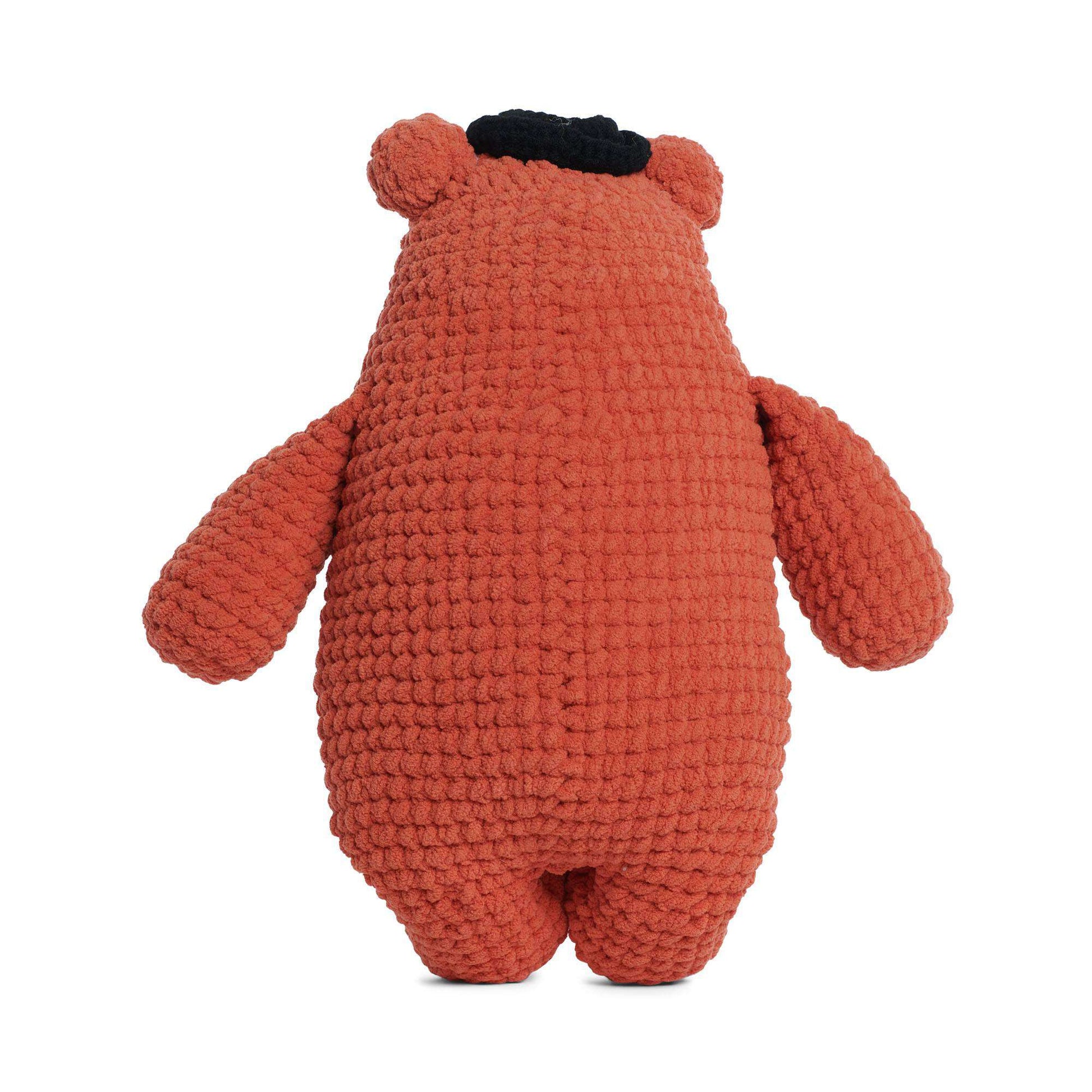 Free Bernat Big Crochet Bear In A Tiny Hat Pattern