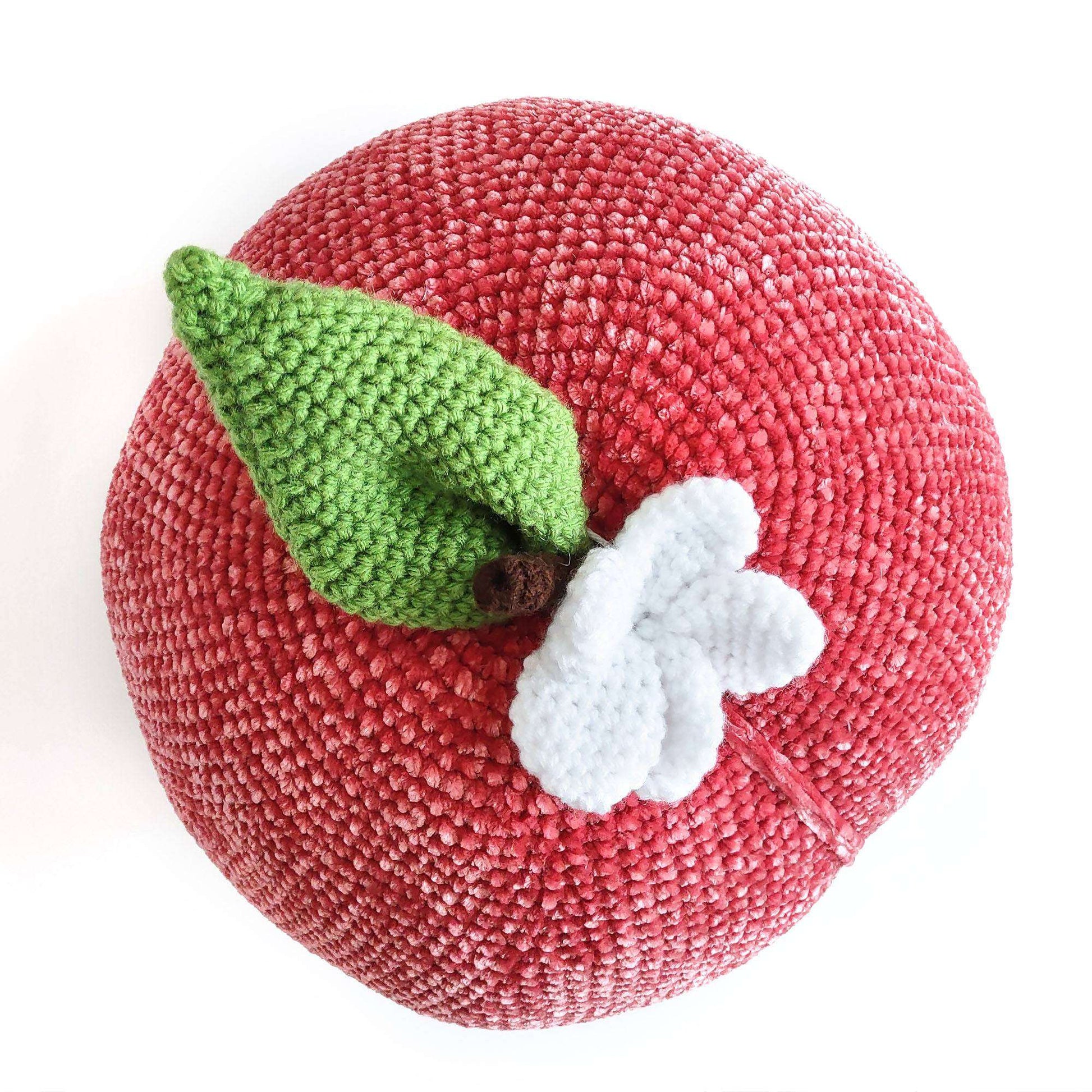 Free Bernat Peachy Pillow Crochet Amigurumi Pattern