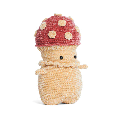 Bernat Florence The Fungi Crochet Toy Crochet Toy made in Bernat Velvet yarn