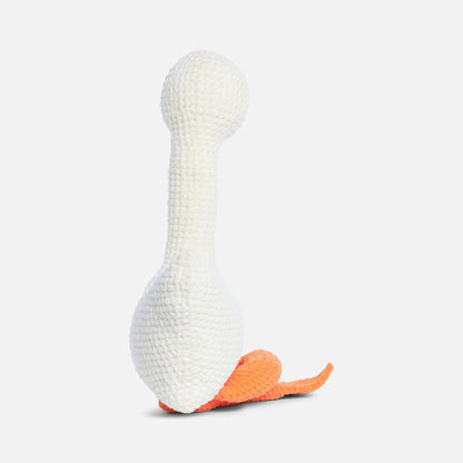 Bernat Silly Goose To Crochet Crochet Toy made in Bernat Blanket yarn