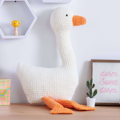 Bernat Silly Goose to Crochet Crochet Toy made in Bernat Blanket yarn