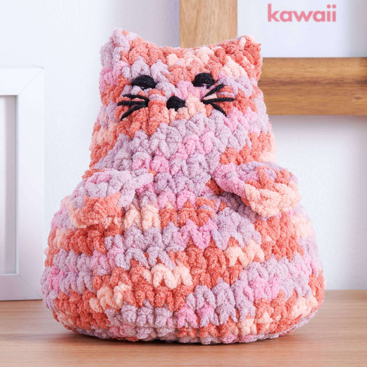 Crochet Toy made in Bernat Blanket yarn