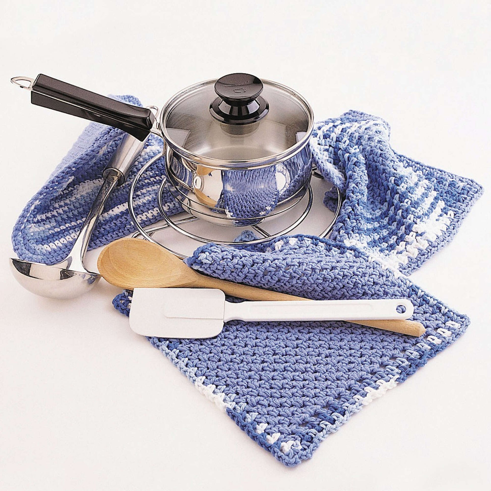 Free Bernat Dishcloth And Pot Holder Crochet Pattern
