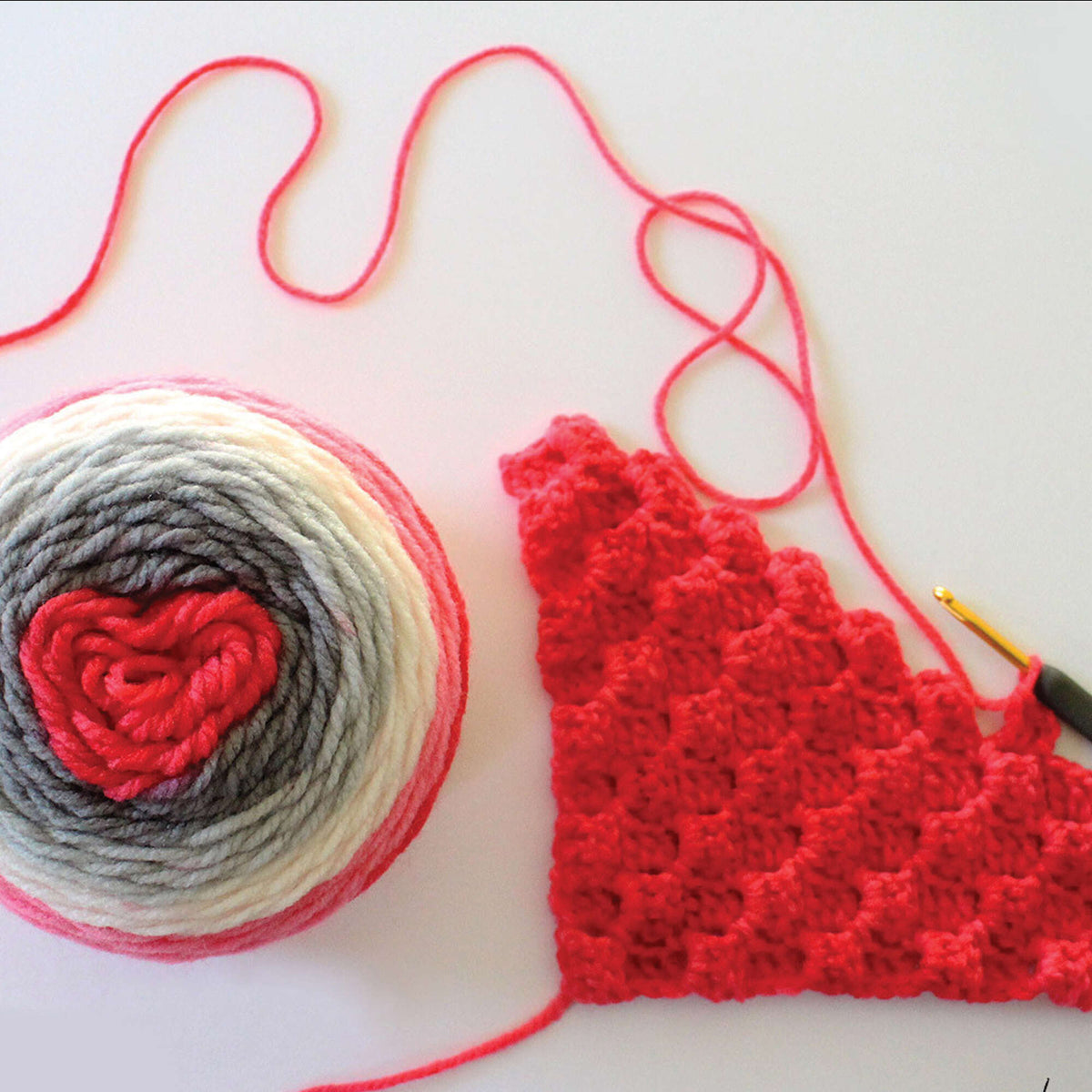 Crochet Blanket made in Bernat Pop! yarn