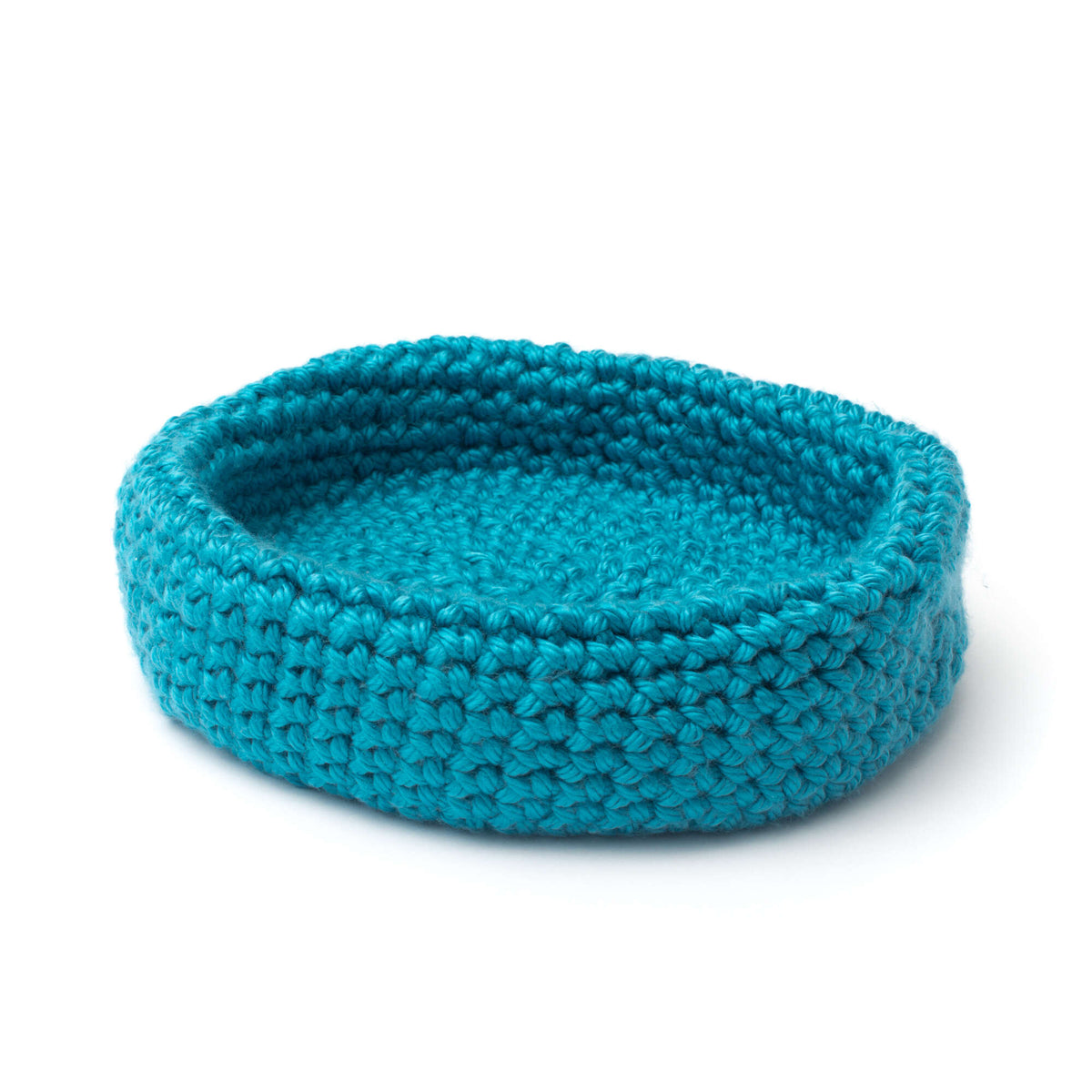 Crochet Pet Bed made in Bernat Mega Bulky yarn