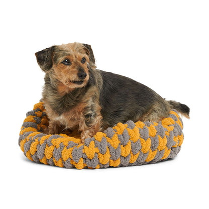 Bernat Crochet Pet Nap Bed Crochet Pet Bed made in Bernat Blanket Extra Thick yarn