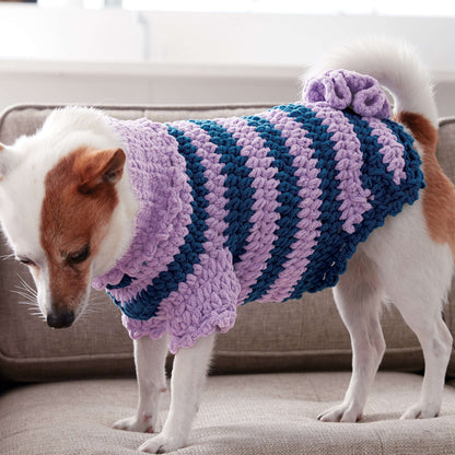 Bernat Posh Pooch Crochet Dog Coat S 