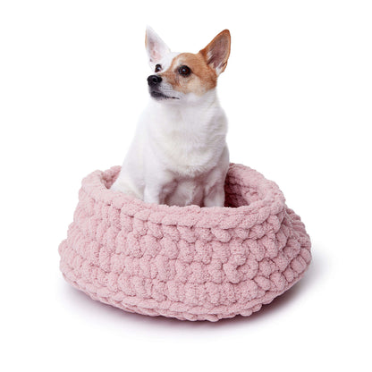 "Big" Crochet Pet Bed Crochet Pet Bed made in Bernat Blanket Big yarn