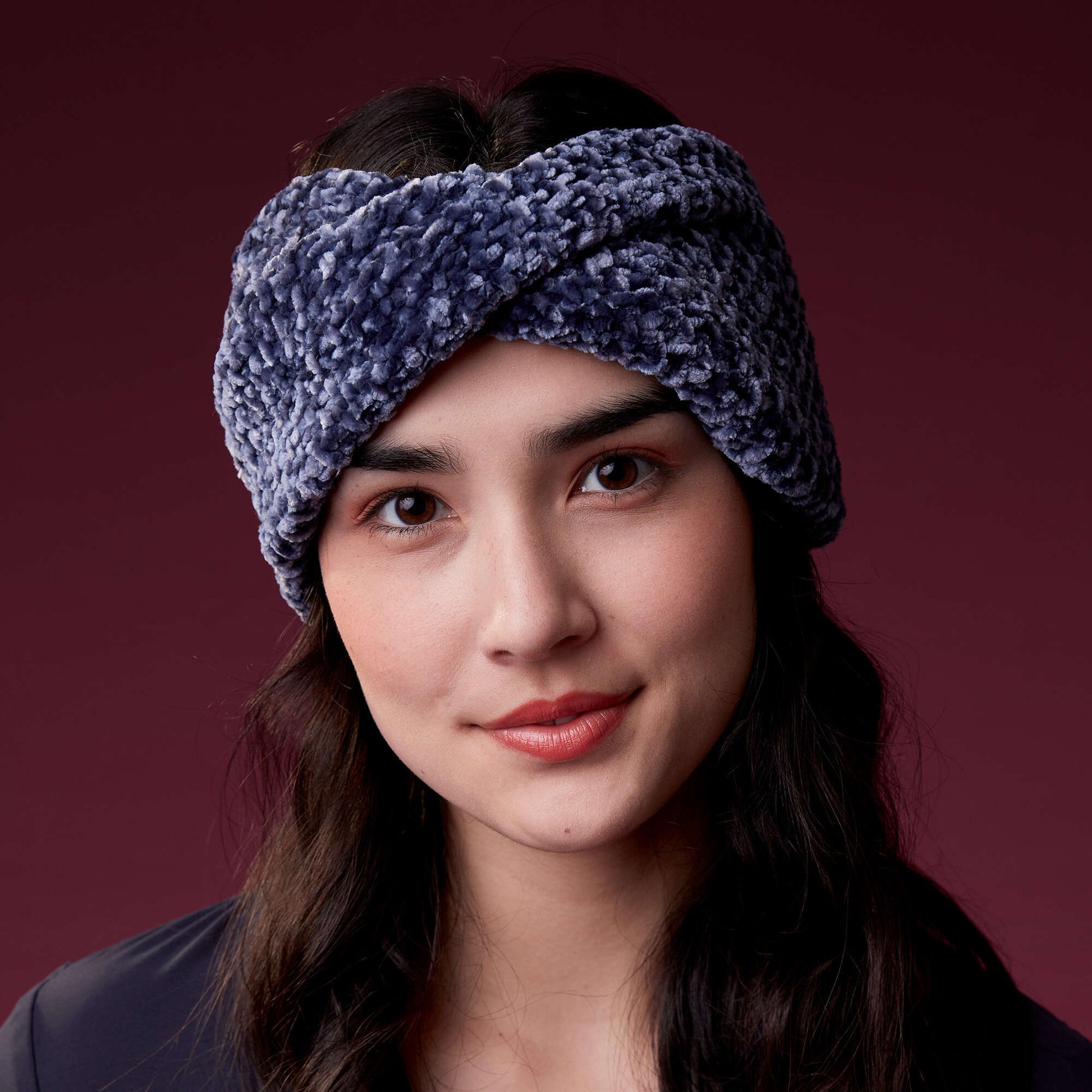 Free Bernat Twisted Knit Headband Pattern