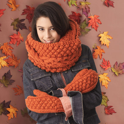 Bernat Knit Chill-Chaser Set Cowl