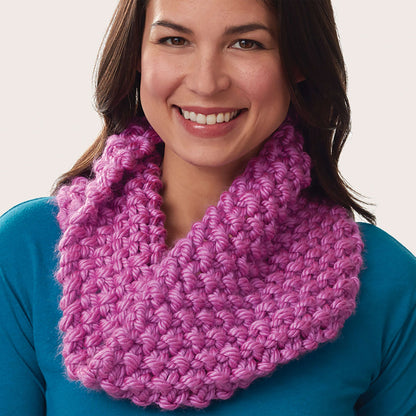 Bernat Super Size Seed Stitch Cowl Single Size