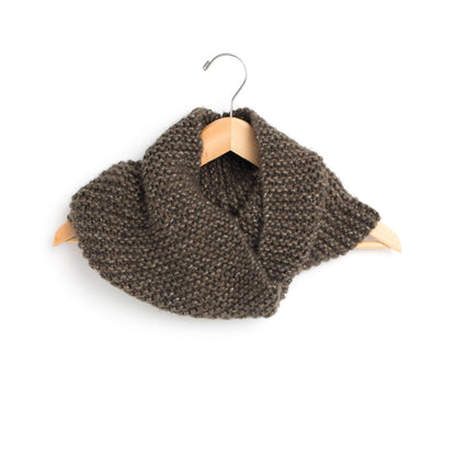 Bernat Knit Shimmer Cowl Knit Cowl made in Bernat Dazzle yarn