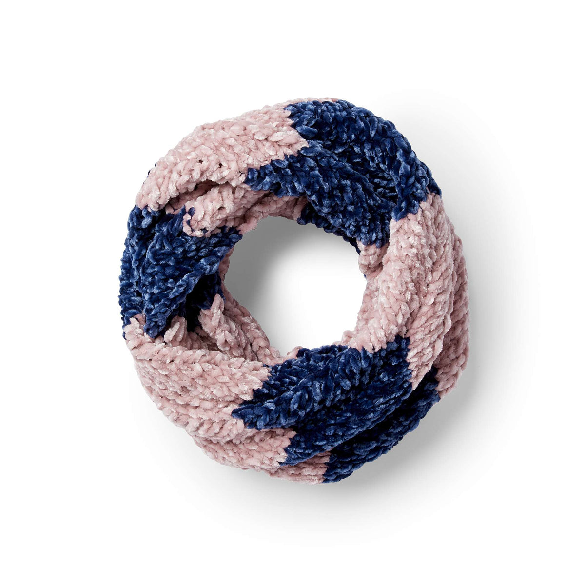 Knit Cowl made in Bernat Velvet yarn