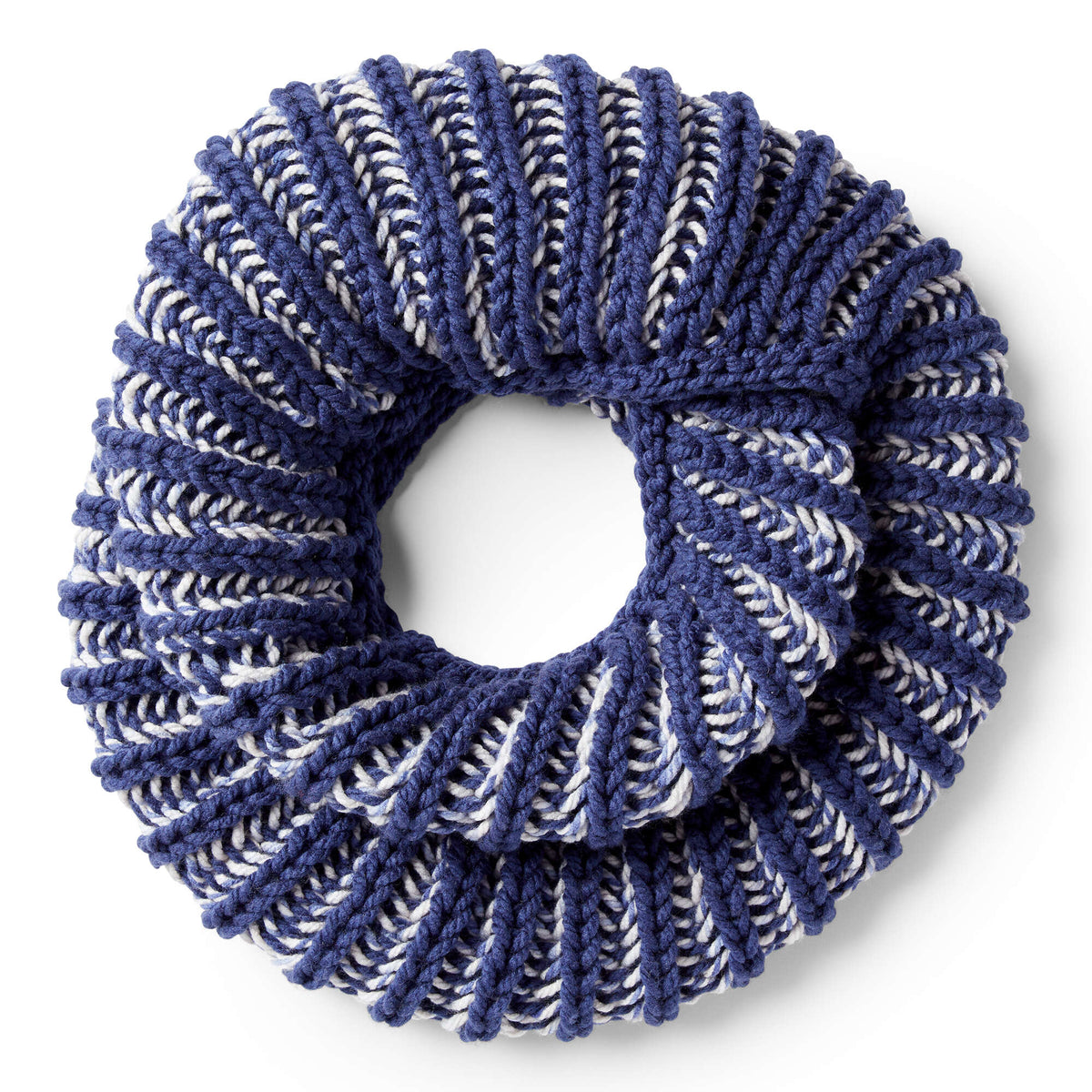 Knit Cowl made in Bernat Softee Chunky yarn