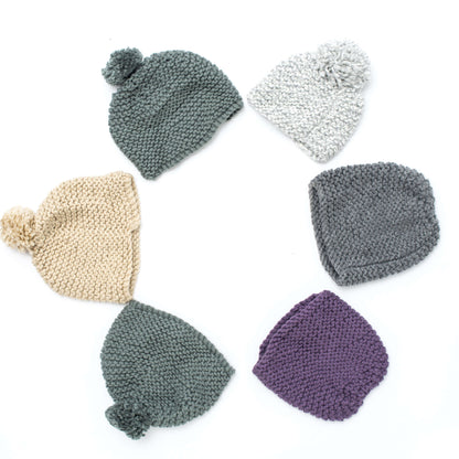 Bernat Knit All In The Family Hats Adult