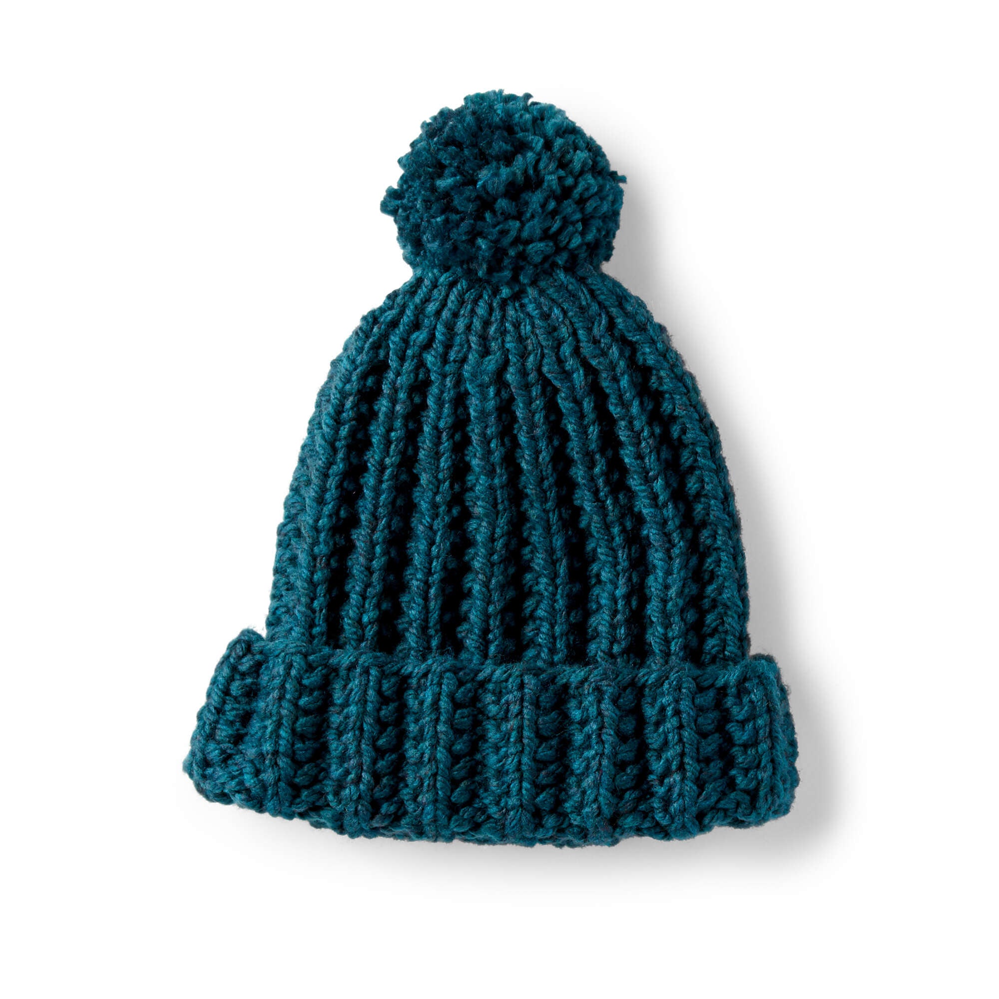 Free Easy Bernat Basic Ribbed Family Hat Knitting Pattern | Yarnspirations