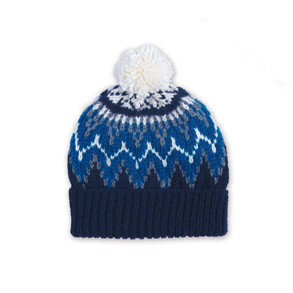 Bernat Family Knit Fair Isle Adult Hat Version 2