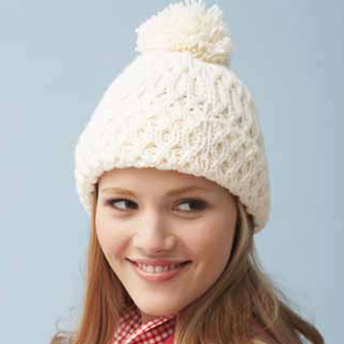 Knit Hat made in Bernat Fabwoolous yarn