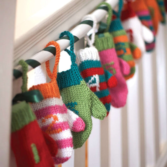 Knit Holiday made in Bernat Satin yarn