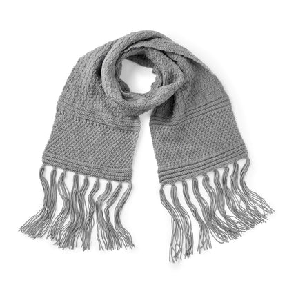 Bernat Lots of Texture Knit Scarf Knit Scarf made in Bernat Premium yarn