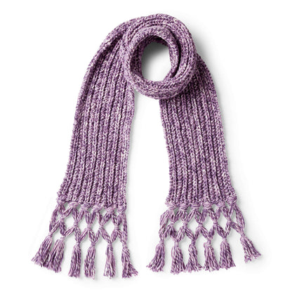 Bernat Twisted Fringe Knit Scarf Single Size