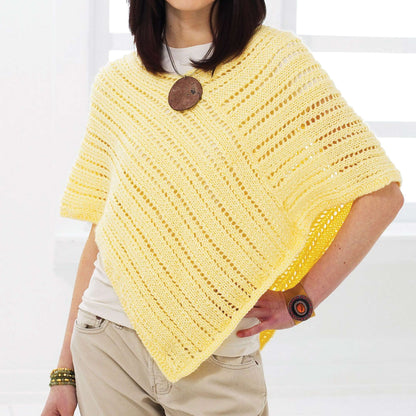 Bernat Knit Poncho L-2XL