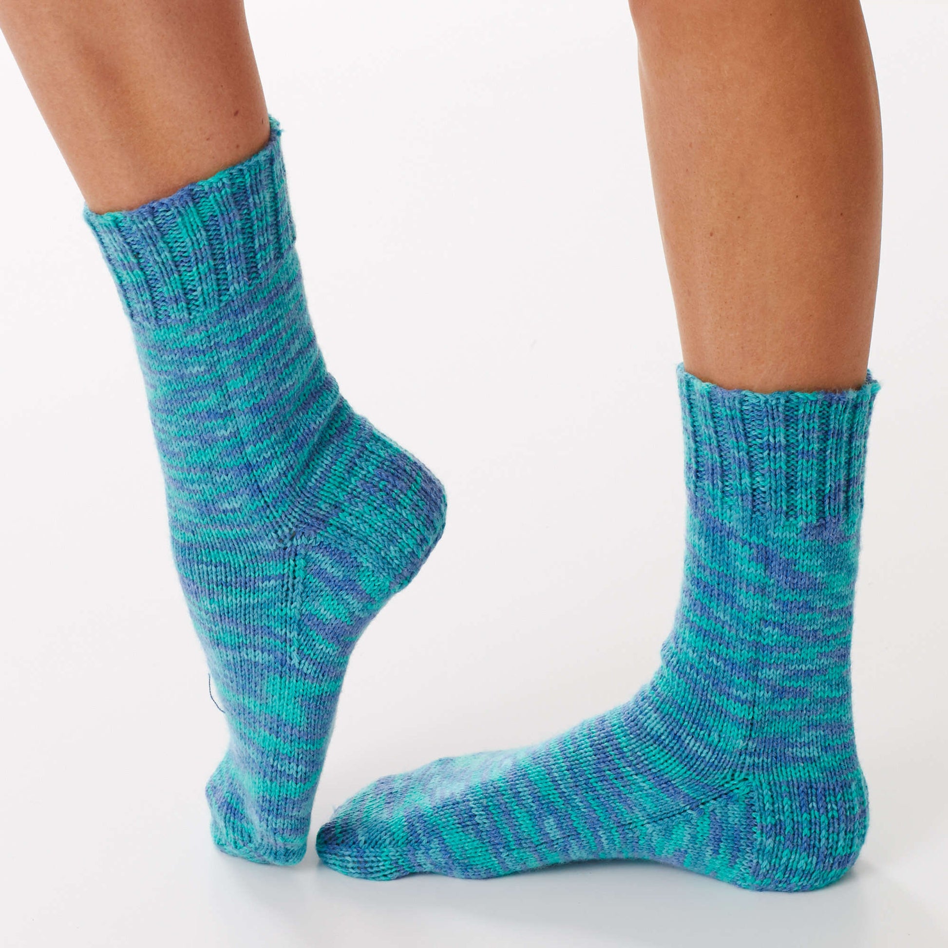 Free Bernat Basic Socks Knit Pattern
